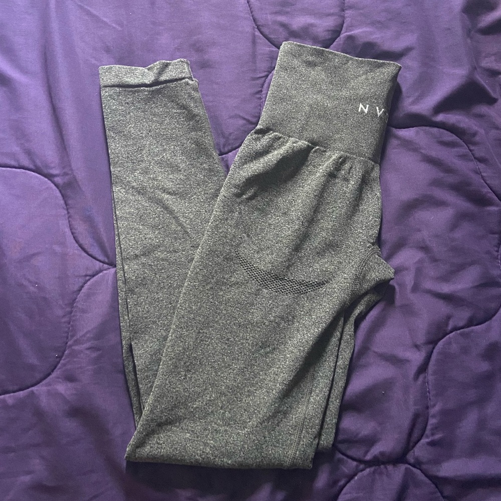 NVGTN Black Speckled Seamless Leggings Size XS